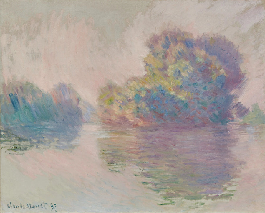 Die Inseln in Port-Villez, ex-Brooklyn W1493 - Claude Monet