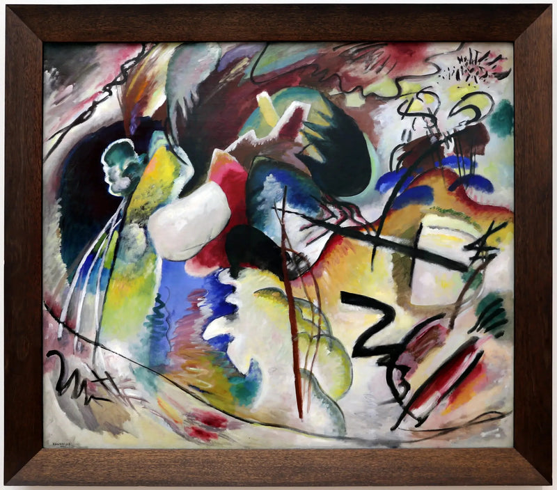 Bild mit weißer Form - Vassily Kandinsky