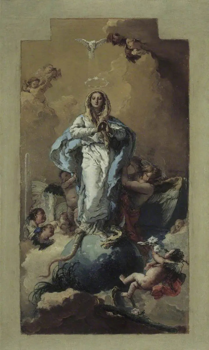 Immaculée Conception - Giovanni Battista Tiepolo image 1 copie de tableau peinte à la main