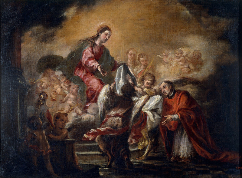 Auflegen der Chasuble auf den heiligen Ildefons - Juan de Valdés Leal