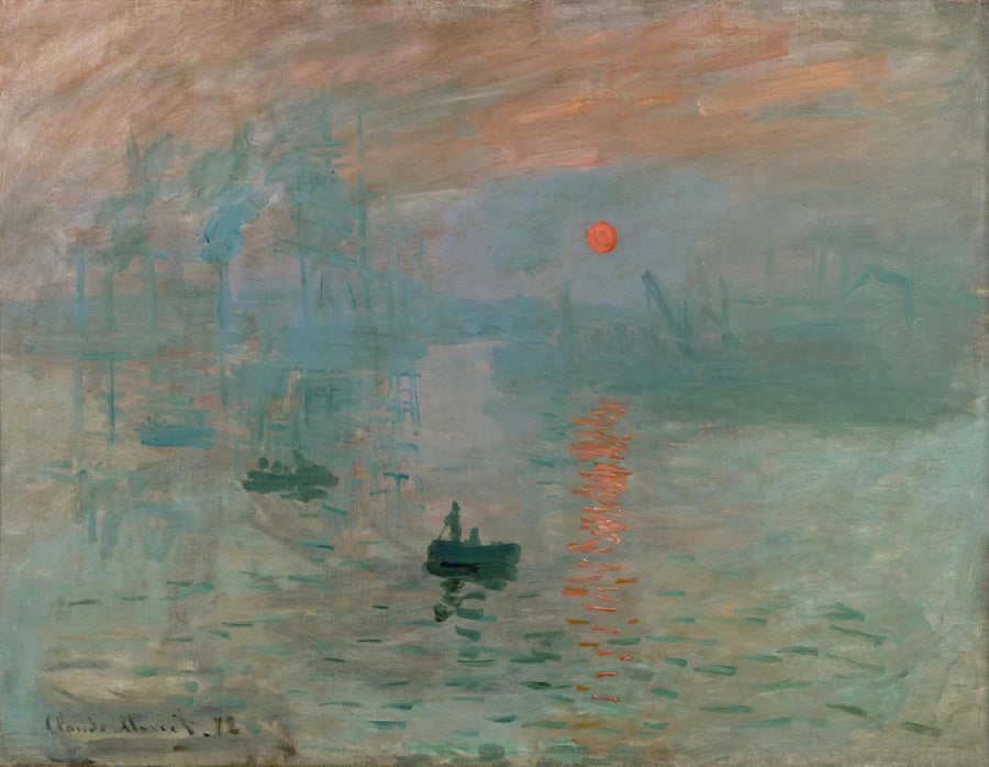 Impression, Soleil levant - Claude Monet image 1 copie peinte à la main à l’huile