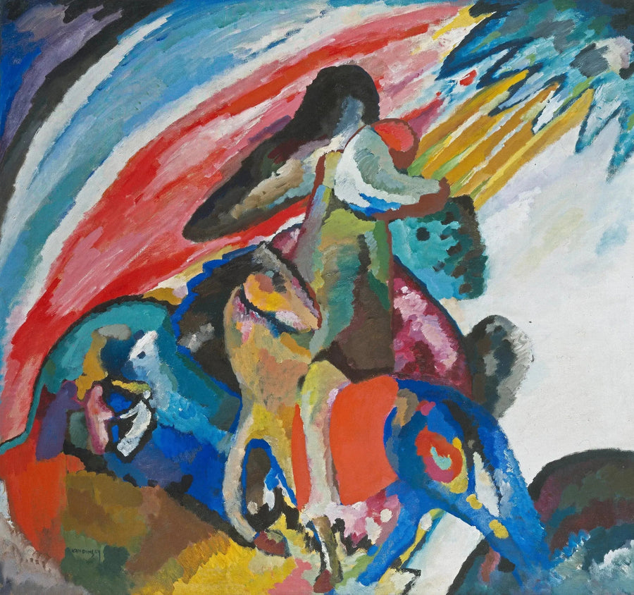 Improvisation 12 Der Reiter - Vassily Kandinsky