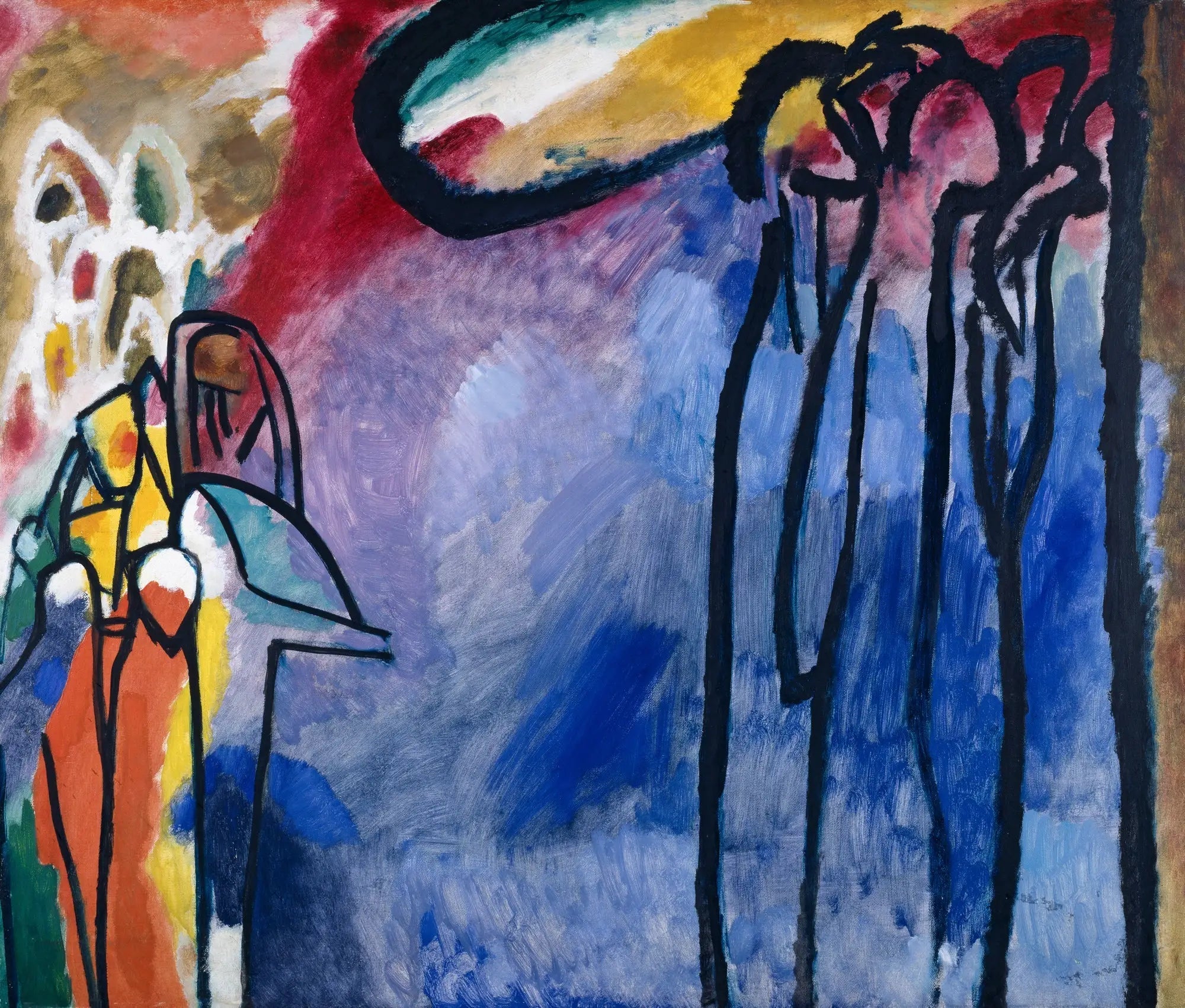 Improvisation 19 - Vassily Kandinsky image 1 reproduction réalisée par Alpha Reproduction