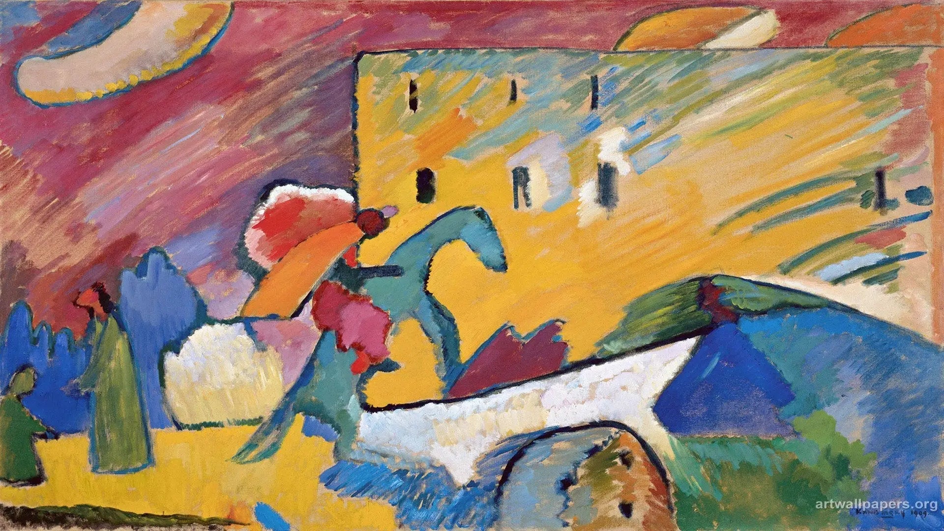Improvisation III - Vassily Kandinsky image 1 reproduction artisanale de tableau