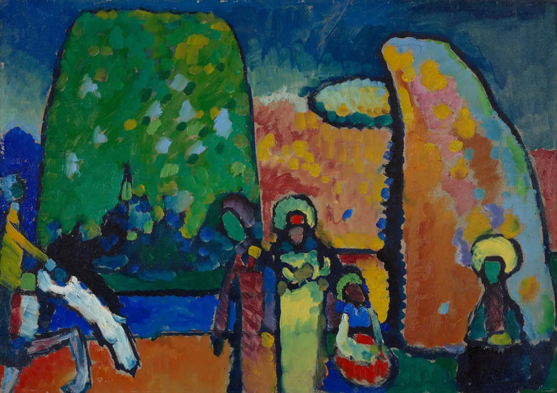 Improvisation Nr. 2 Trauermarsch (Studie) - Vassily Kandinsky