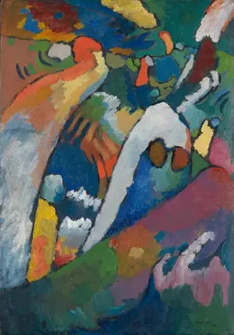 Improvisation Nr. 7 (Sturm) - Vassily Kandinsky