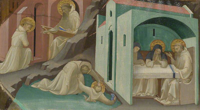 Vorfälle aus dem Leben des heiligen Benedikt - Lorenzo Monaco