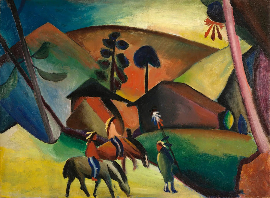 Reiterindianer - August Macke
