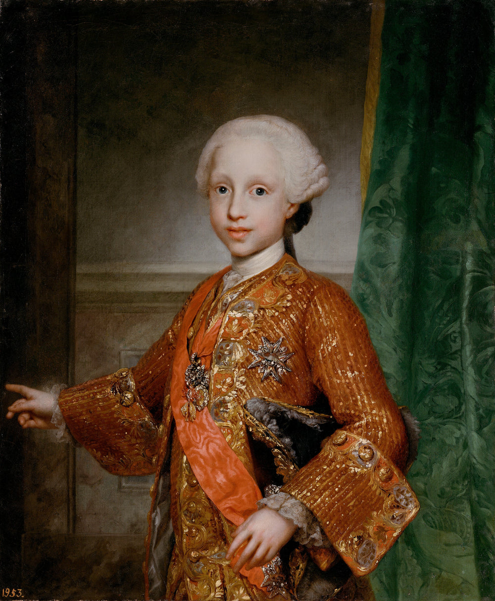 Infant Francisco Javier d'Espagne (1757-1771) - Anton Raphael Mengs image 1 reproduction réalisée par Alpha Reproduction