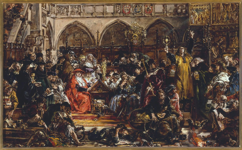 Einfluss der Universität auf das Land, nach der Serie « Geschichte der Zivilisation in Polen » - Jan Matejko