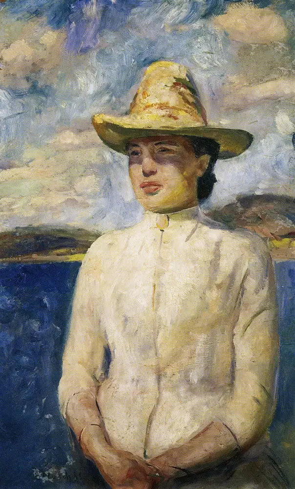 Inger in der Sonne - Edvard Munch
