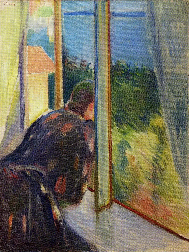 Inger am Fenster - Edvard Munch