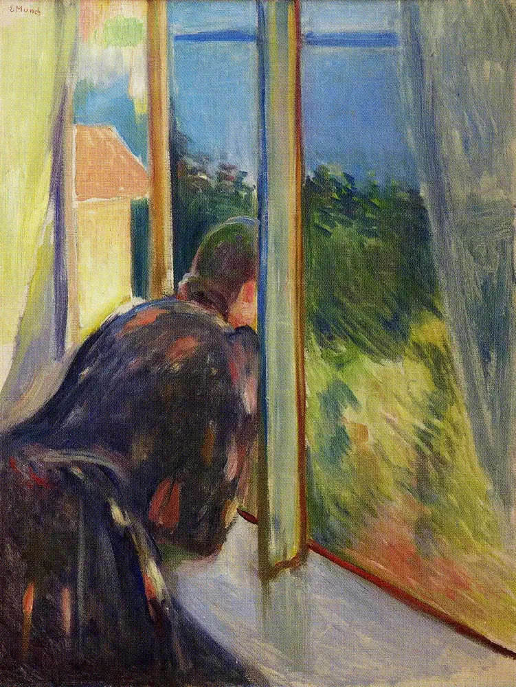 Inger am Fenster - Edvard Munch