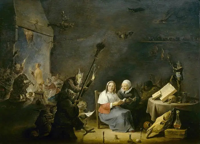 Initiation der Hexe - David Teniers der Jüngere