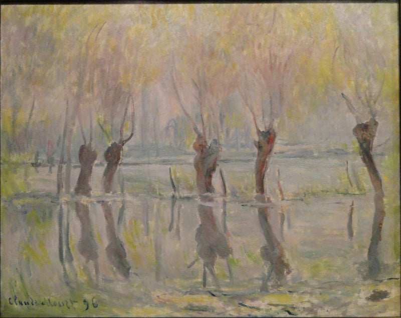 Überschwemmung in Giverny, Glyptotek W1438 - Claude Monet