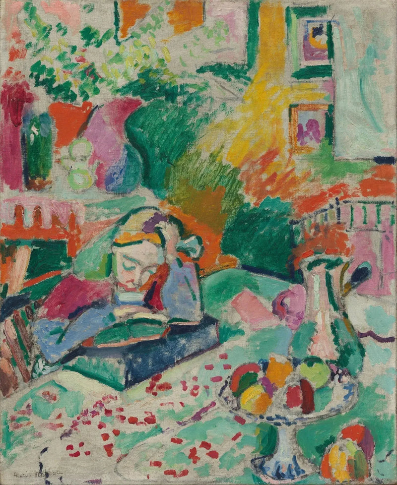 Innenraum mit dem Mädchen - Henri Matisse