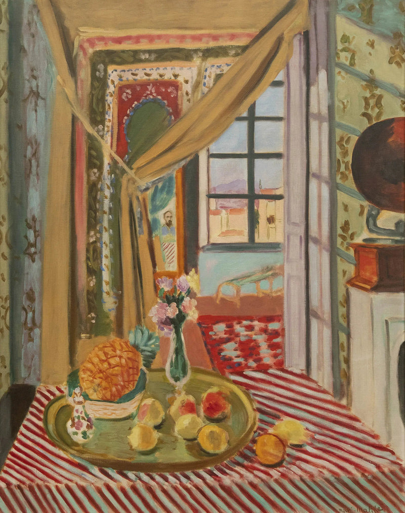 Innenraum mit Phonograph - Henri Matisse