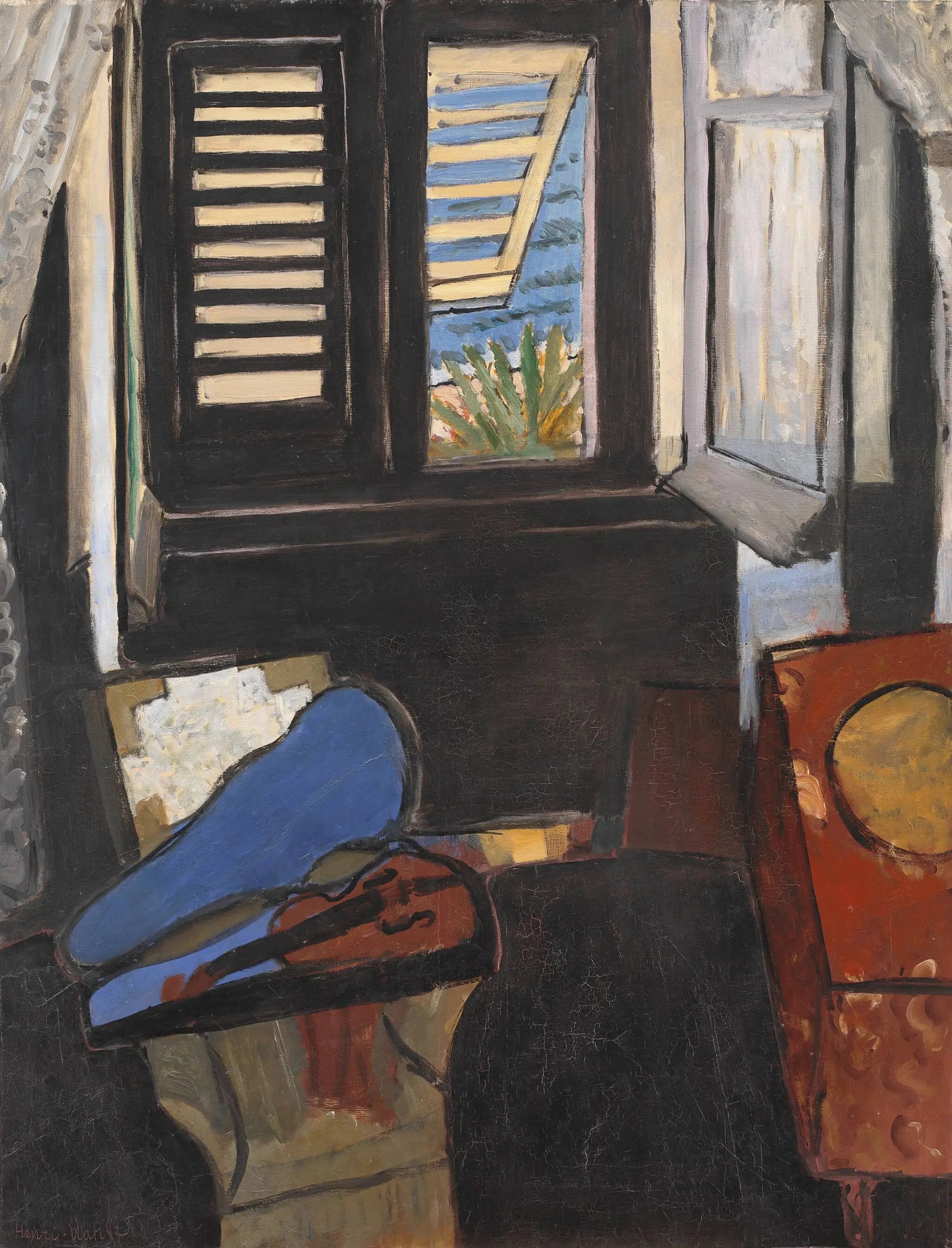 Intérieur au violon - Henri Matisse image 1 reproduction artisanale de tableau