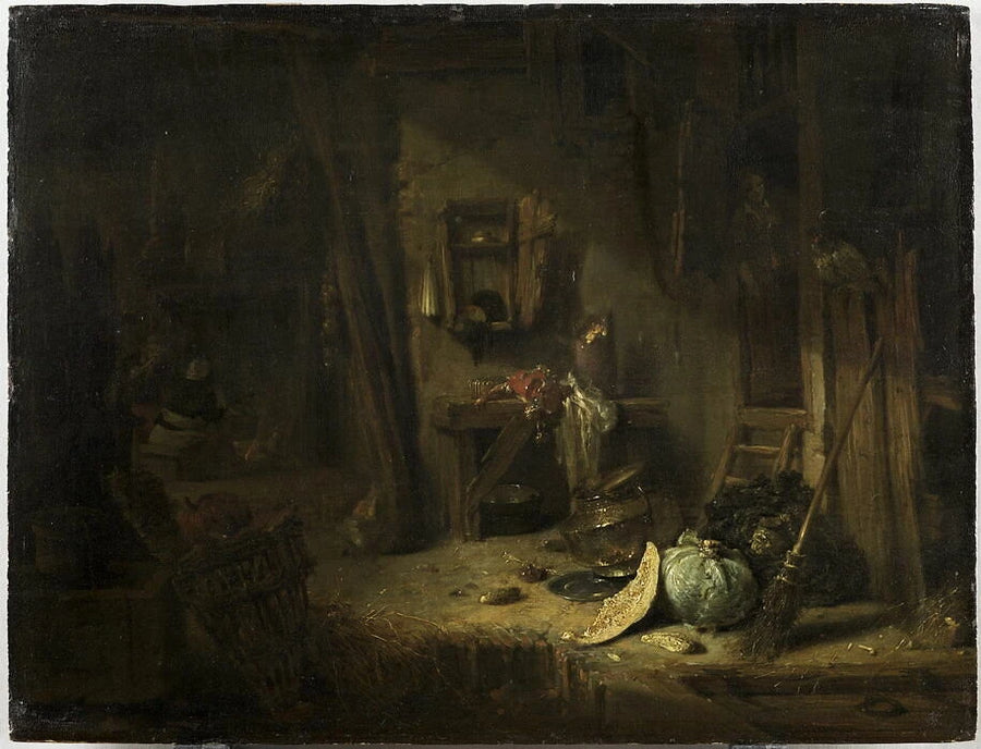 Intérieur d'une cuisine rustique - Willem Kalf