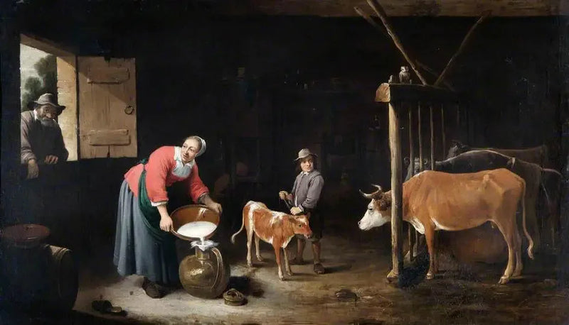 Innenraum einer Scheune - David Teniers der Jüngere