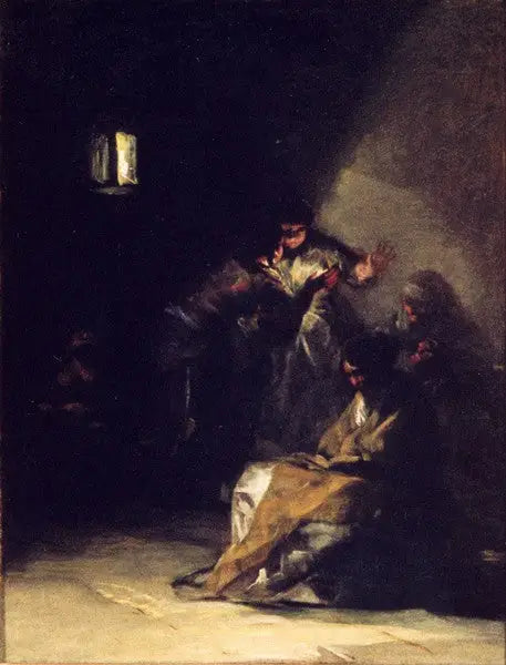 Innenansicht eines Gefängnisses - Francisco de Goya