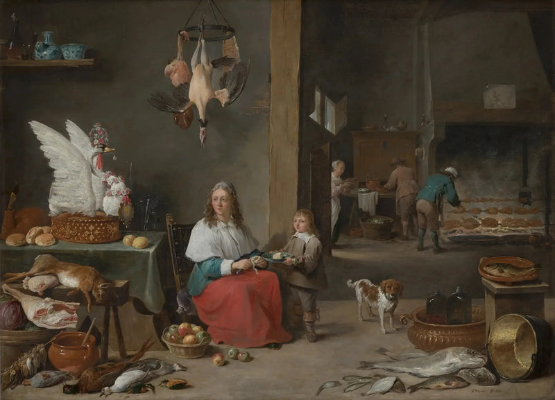 Kücheninterieur - David Teniers der Jüngere