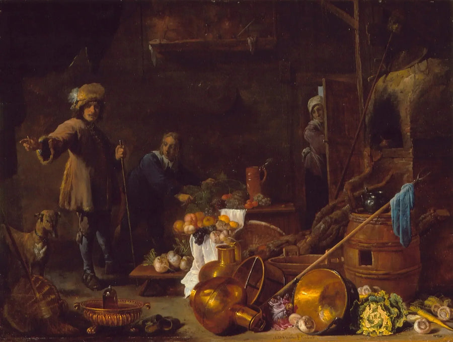 Innenraum der Küche - David Teniers der Jüngere