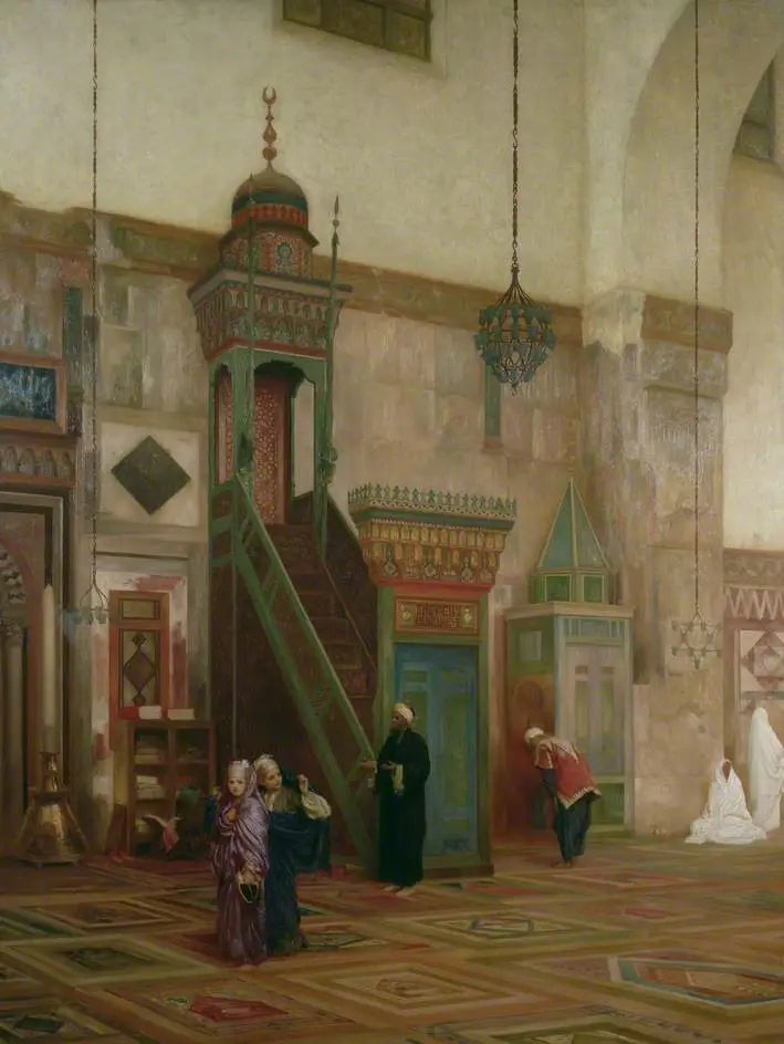 Inneres der Großen Moschee von Damaskus