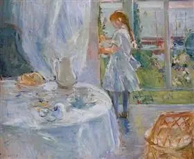 Intérieur du cottage - Berthe Morisot image 1 tableau peint à l’huile sur toile