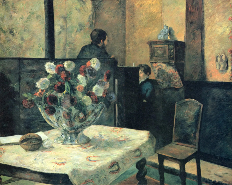 Innenansicht des Malers in Paris, rue Carcel - Paul Gauguin