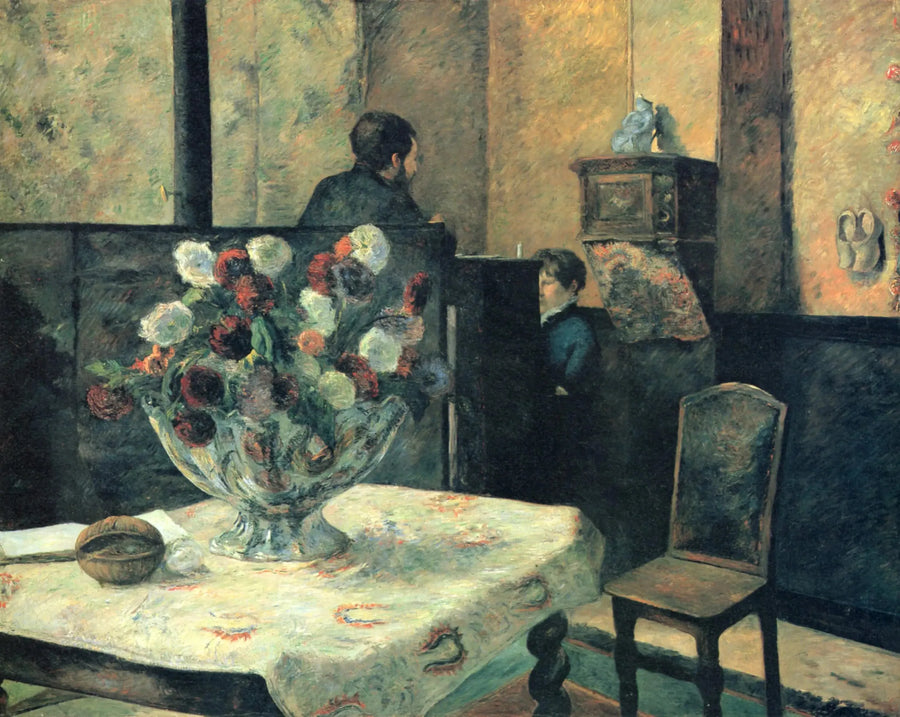 Innenansicht des Malers in Paris, rue Carcel - Paul Gauguin