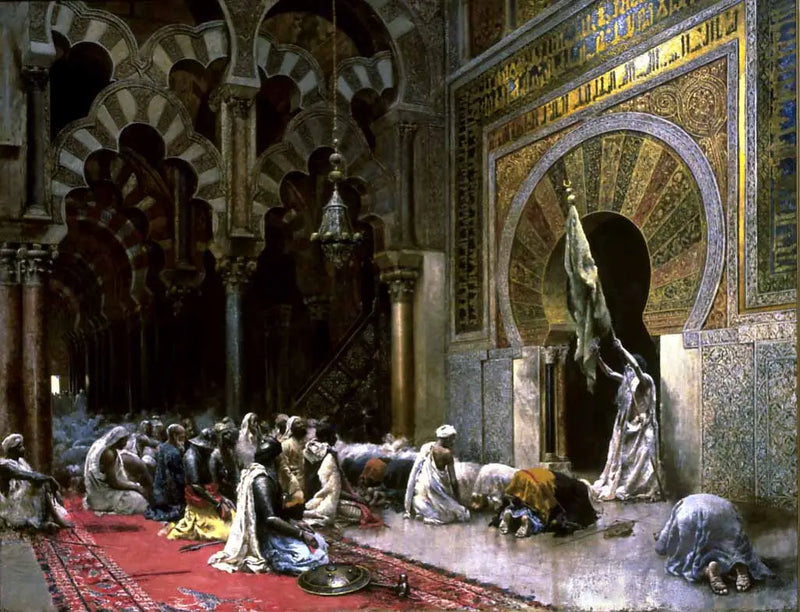 Innenraum einer Moschee in Córdoba - Edwin Lord Weeks