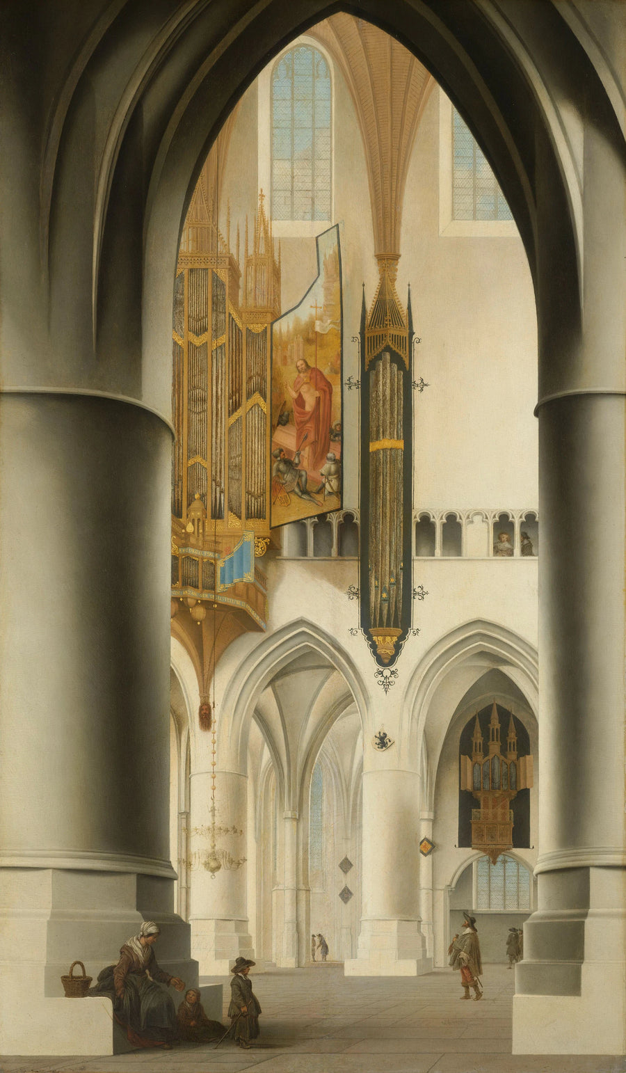 Intérieur de l'église Saint-Bavon à Haarlem - Pieter Jansz Saenredam
