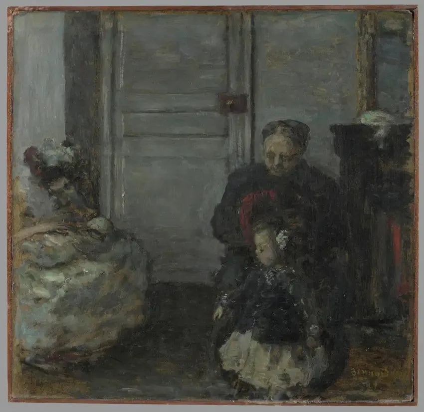 Innenraum, Frau und Kinder - Pierre Bonnard