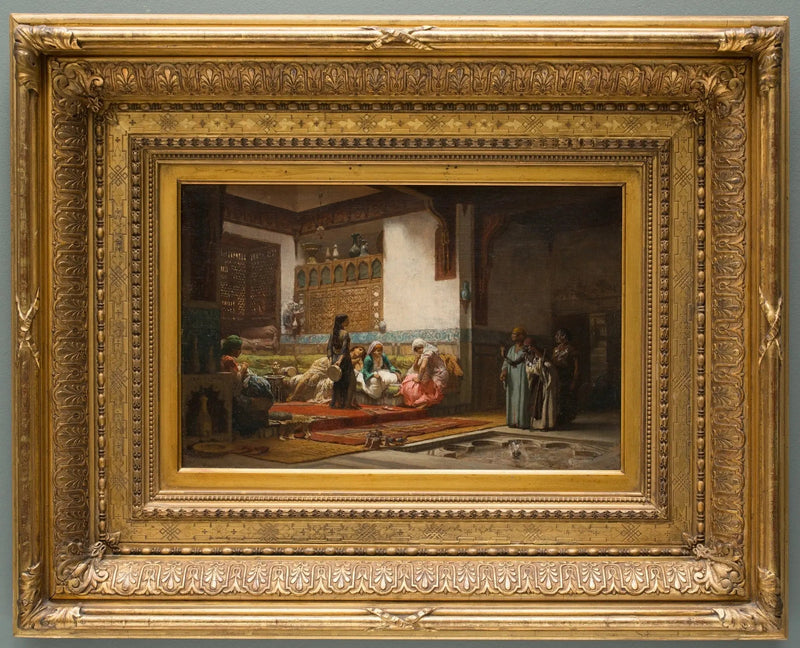 Innenraum im maurischen Stil - Frederick Arthur Bridgman