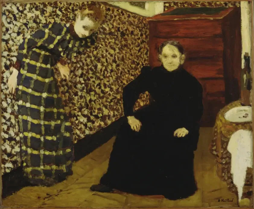 Innenraum Mutter und Schwester des Künstlers - Édouard Vuillard