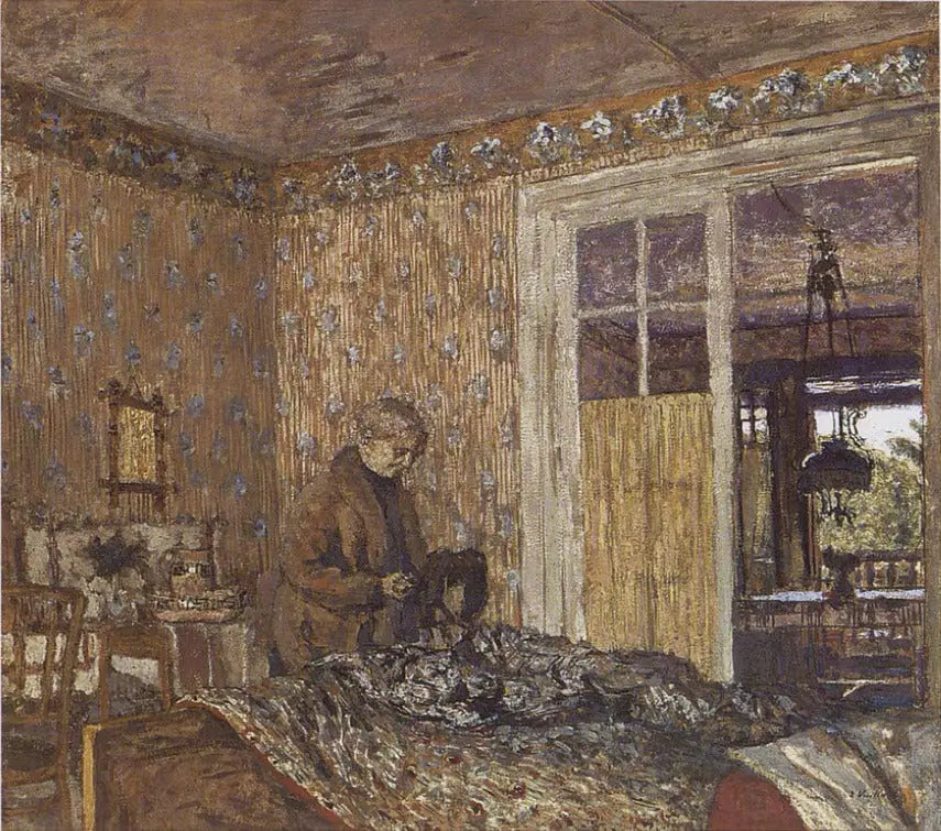 Interieur bei grauem Wetter, Vaucresson - Édouard Vuillard