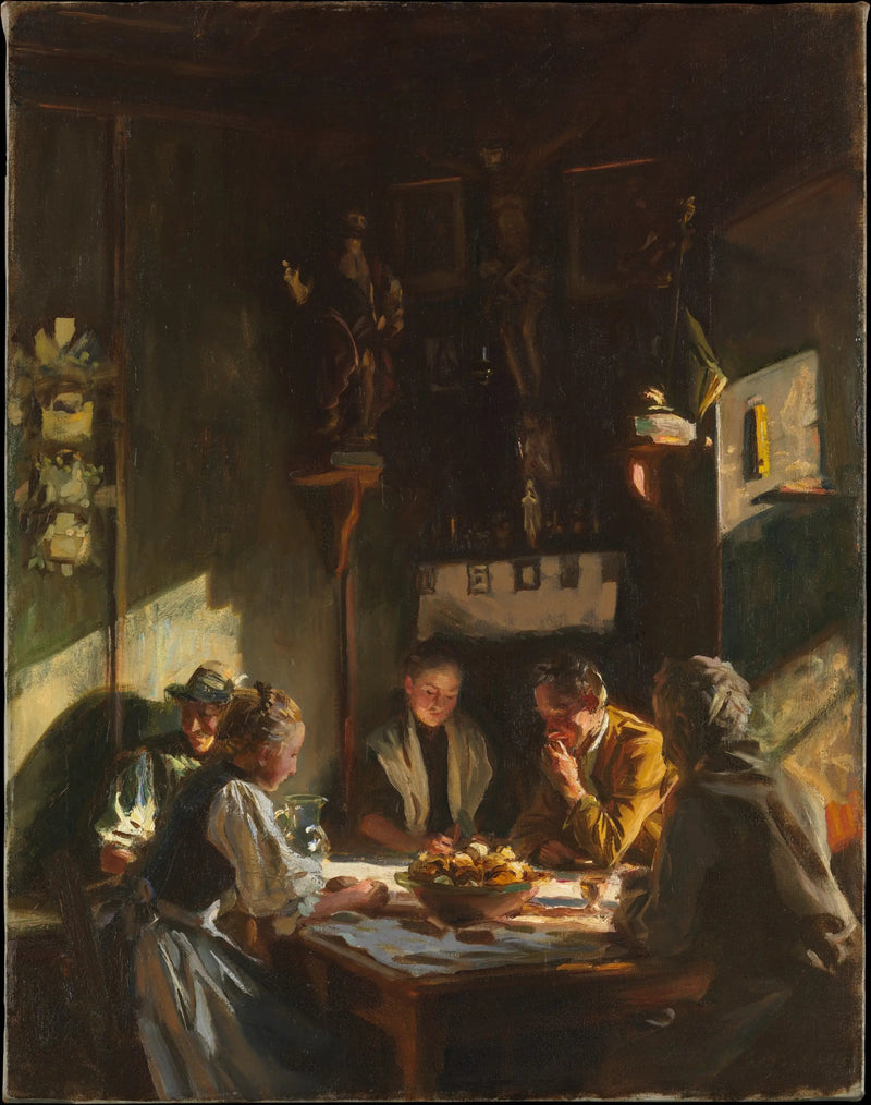 Tiroler Innenraum - John Singer Sargent