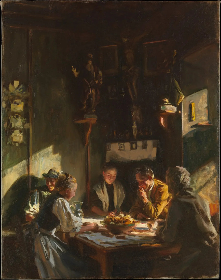 Tiroler Innenraum - John Singer Sargent