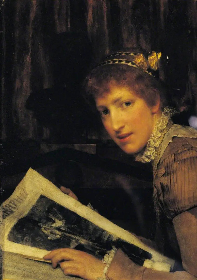 Unterbrochen – Eine Art weibliche Schönheit - Lawrence Alma-Tadema