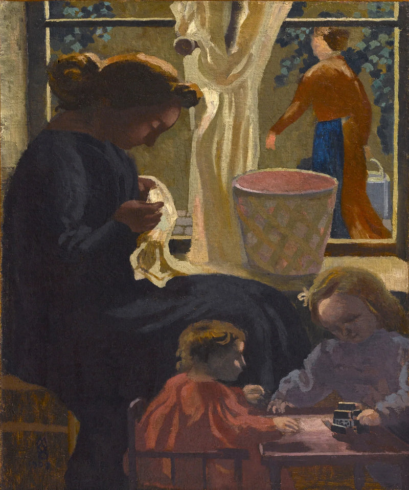 Intimität oder Näherin am Fenster - Maurice Denis