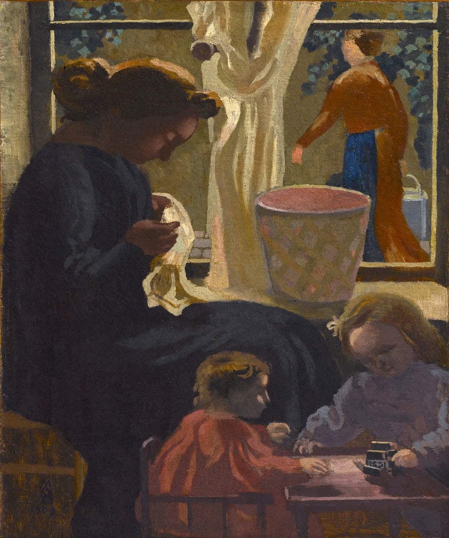 Intimität oder Näherin am Fenster - Maurice Denis