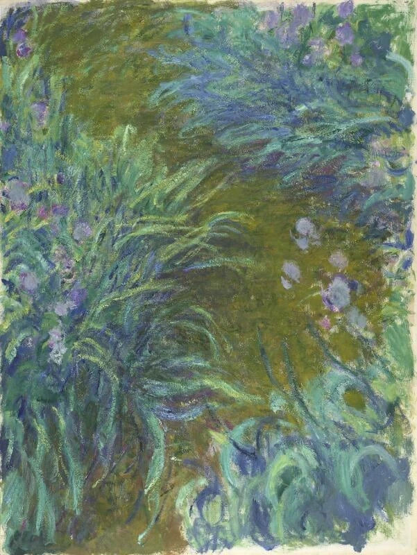 Iris, Nationalgalerie NG6383 W1829 - Claude Monet