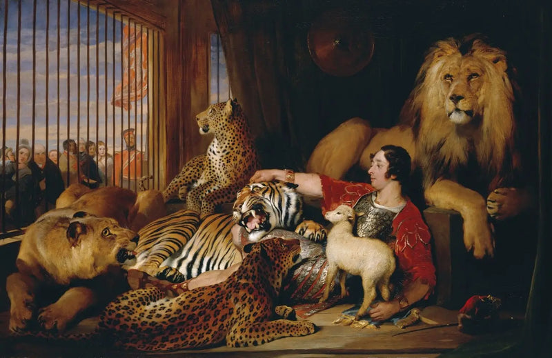 Isaac van Amburgh und seine Tiere - Edwin Henry Landseer