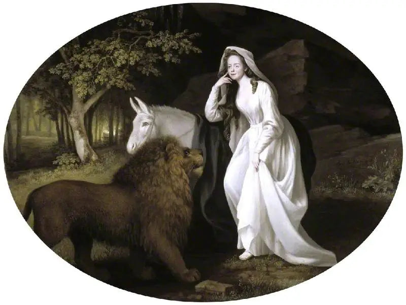 Isabella Saltonstall im Role der Una in « Faerie Queene » von Spenser - George Stubbs