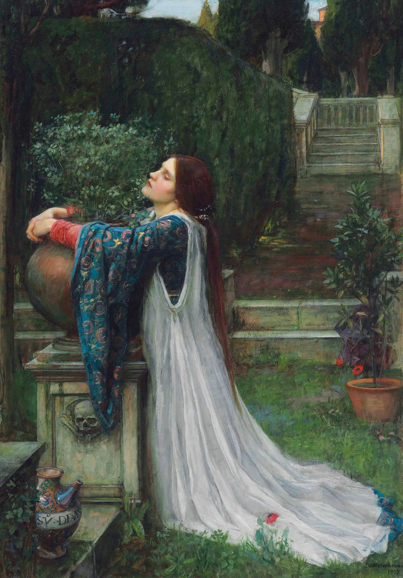 Isabelle und der Topf mit Basilikum - John William Waterhouse