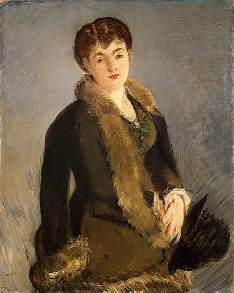 Isabelle Lemonnier der Hut in der Hand - Édouard Manet