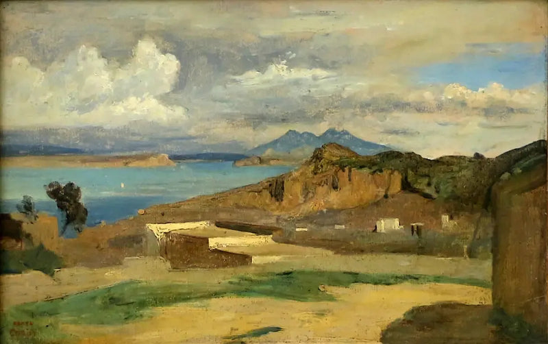 Ischia, Aussicht von den Hängen des Monte Epomeo - Jean-Baptiste Camille Corot
