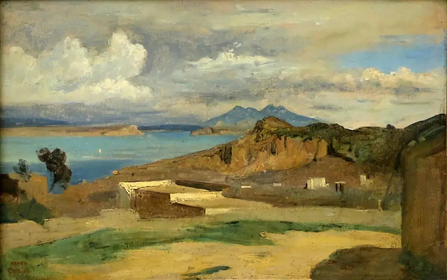 Ischia, Aussicht von den Hängen des Monte Epomeo - Jean-Baptiste Camille Corot