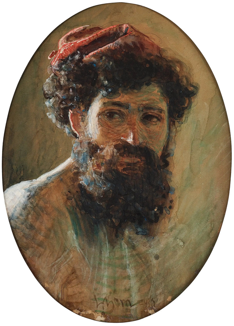 Italien mit rotem Hut - Anders Zorn